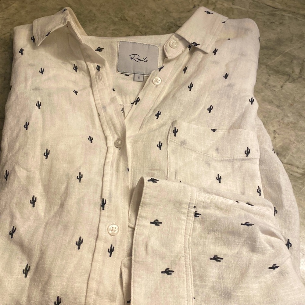 Rails Cactus button up blouse